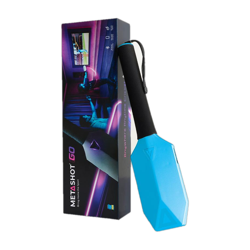 MetaShot GO Cricket Bat Game  Motion Controller(Blue, Black, For Mobile, PC)