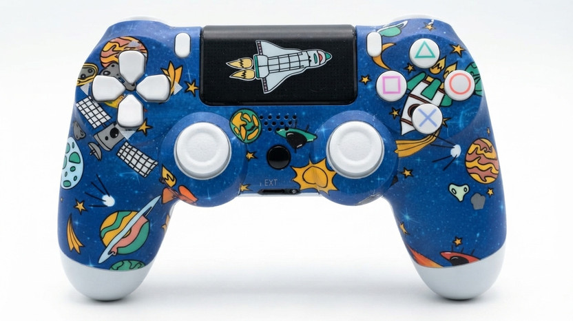 HG WORLD PS4 Controller DualShock 4 Wireless Playstation Controller for PC  Motion Controller(Space Odyssey Edition, For PS4, PC)