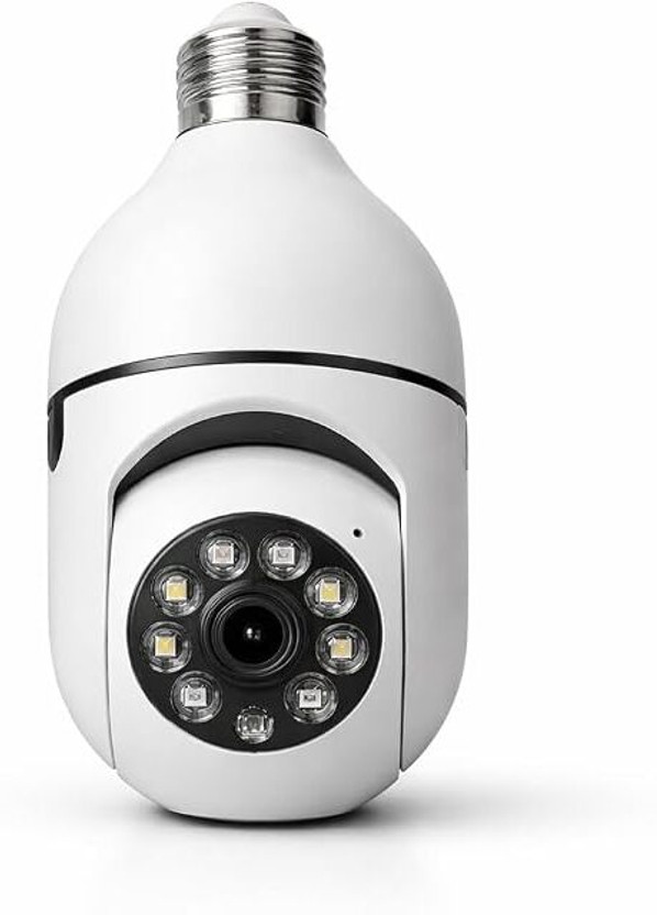 HG HG WORLD V380 Pro Bulb Shape WiFi CCTV Camera for Home Security with Audio Detection  Motion Controller(White, For PC, Mobile) - Flipkart Deal