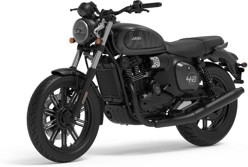 Jawa 42 FJ Booking for Ex-Showroom Price(Deep Black Matte-Gloss Black)
