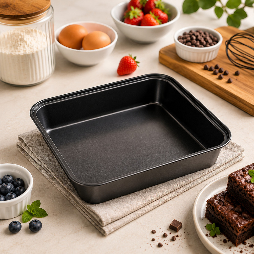 MAFAHH Carbon Steel Cake Mould 1(Pack of 1)