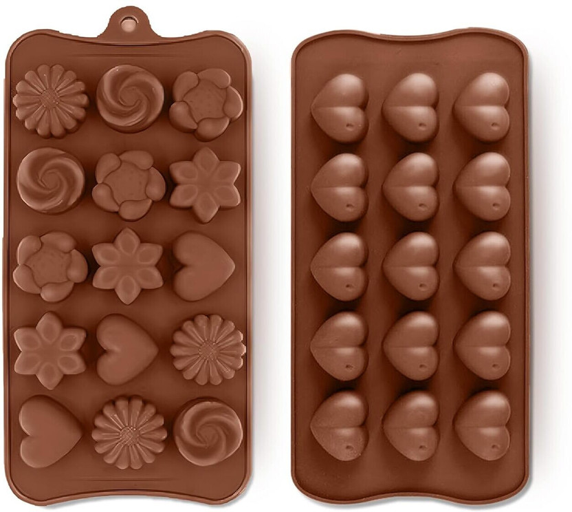 Flipkart V Bright Silicone Chocolate Mould 15(Pack of 2) - Flipkart Deal