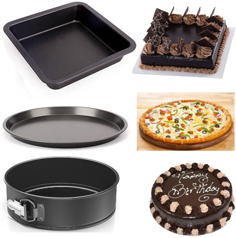 SugarNest Cake Baking Combo Set Baking Comb(Carbon Steel Pack of 3)