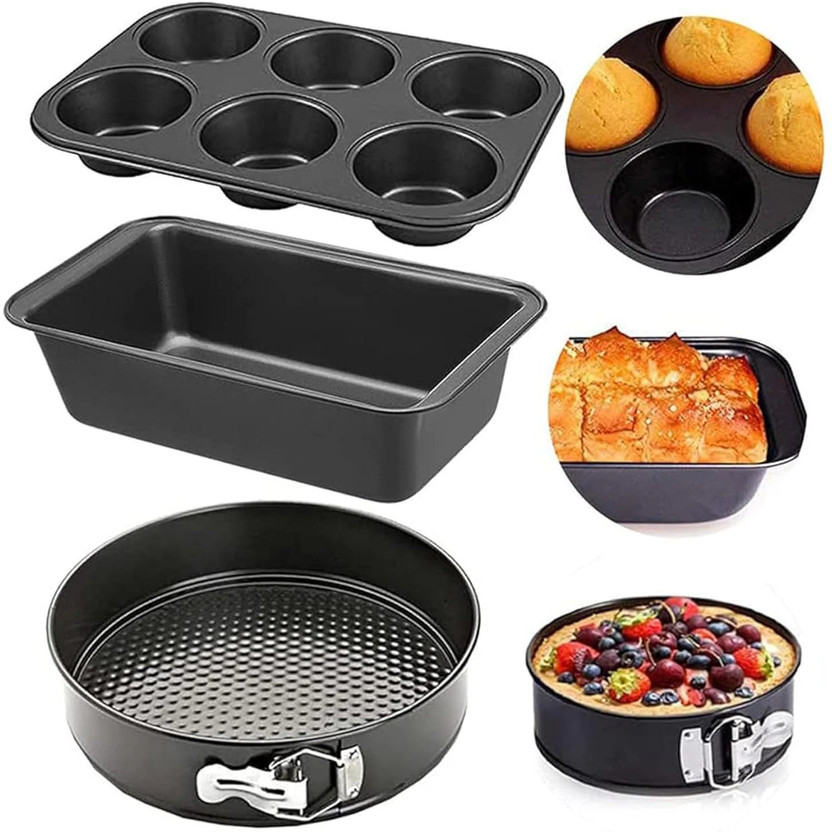 Flipkart V Bright Carbon Steel Cake Mould 1(Pack of 3) - Flipkart Deal
