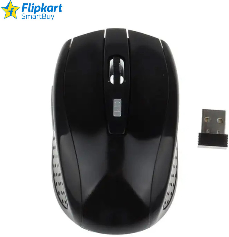 Flipkart Flipkart SmartBuy LXM 108 Ergonomic Optical Mouse(2.4GHz Wireless, Black) - Flipkart Deal