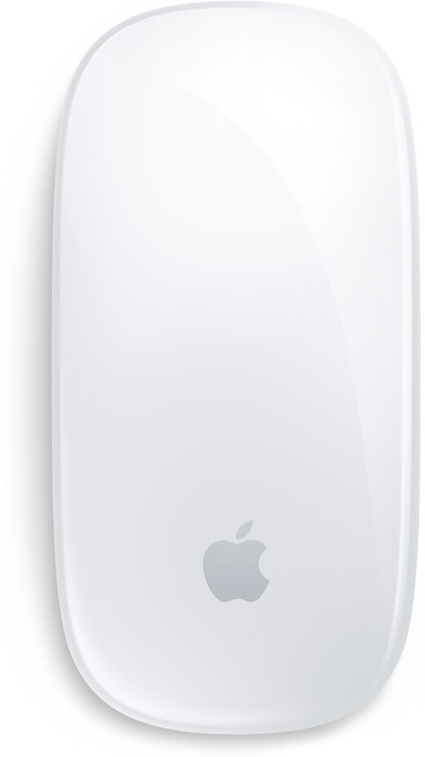 Apple Magic Mouse - White Multi-Touch Surface MXK53ZM/A Wireless Touch Mouse(2.4GHz Wireless, Bluetooth, White)
