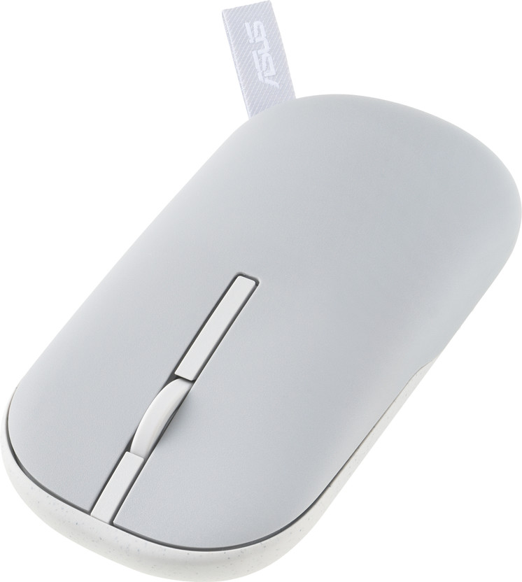 ASUS MD100 Marshmallow Wireless Ambidextrous Optical Mouse MD100 / Multi-Mode Connect, Adj. DPI upto 1600 DPI, Silent, Bluetooth 5.0 Dual Mode(Grey)