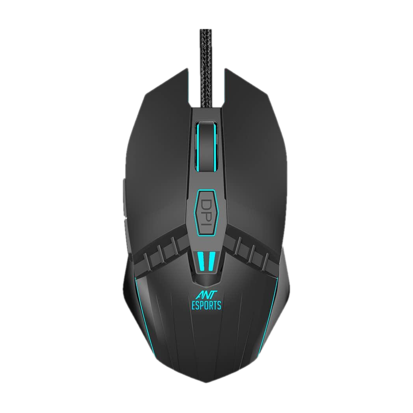 Ant Esports GM 50 Wired Ambidextrous Optical  Gaming Mouse(USB 3.0, Black)