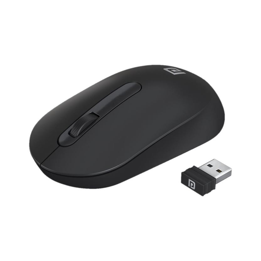Portronics Portronics Toad 13 Ambidextrous Optical Mouse with Upto 1200 DPI, 3 Million Click Button Life, Auto Power Saving, Runs on Single AA Battery(2.4GHz Wireless, Black) - Flipkart Deal