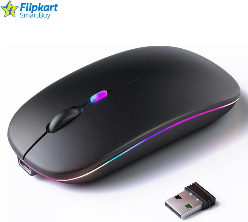 Flipkart SmartBuy TC-M500 Ergonomic Optical Mouse(2.4GHz Wireless, Bluetooth, Black)