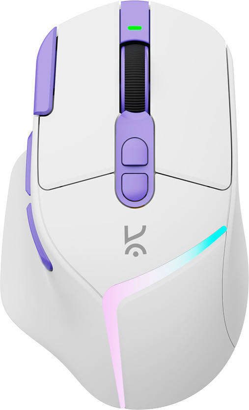 Kreo Kreo Hawk Pro Right Handed Optical  Gaming Mouse(2.4GHz Wireless, Bluetooth, Type C, White) - Flipkart Deal