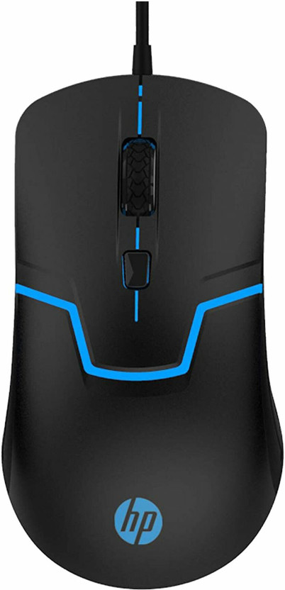 HP M100 Wired Ambidextrous Optical  Gaming Mouse(USB 2.0, Black)