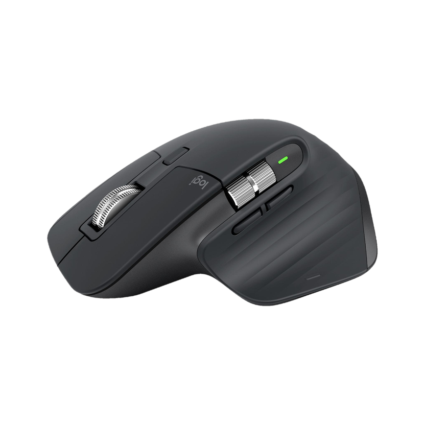 Logitech MX Master 3s Ergonomic Touch Mouse(2.4GHz Wireless, Bluetooth, Graphite)