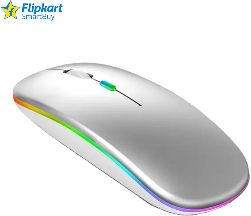 Flipkart SmartBuy TC-M500 Ergonomic Optical Mouse(2.4GHz Wireless, Bluetooth, Silver)