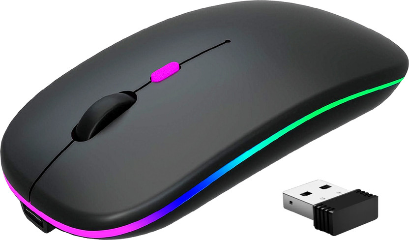 Billion HALO Ambidextrous Hybrid  Gaming Mouse With Bluetooth(2.4GHz Wireless, Black)