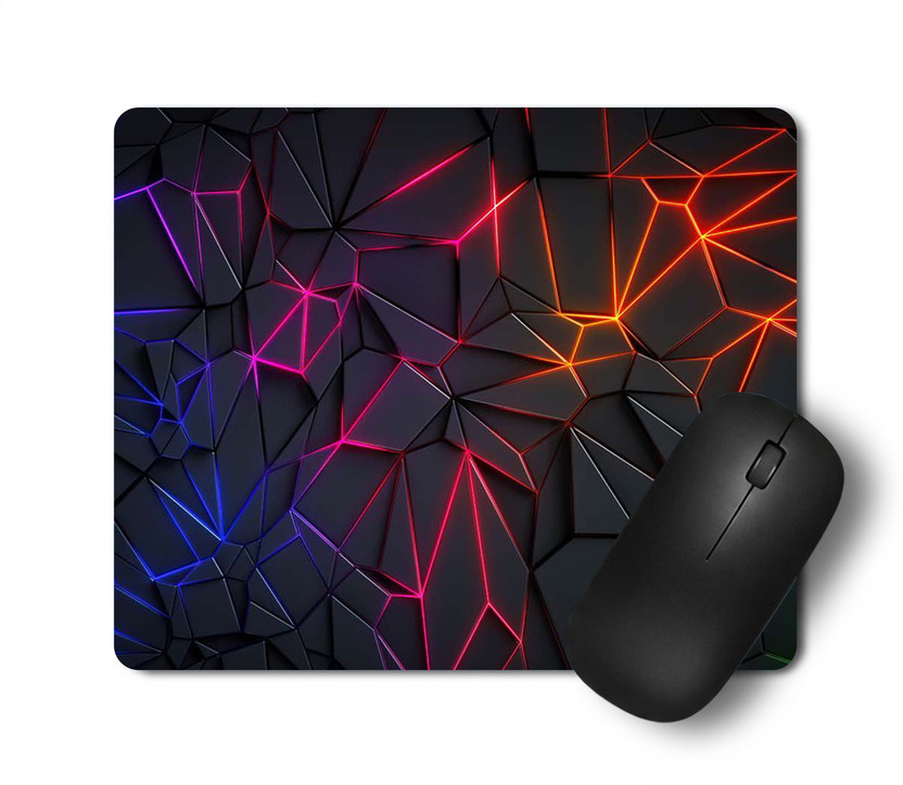 H-Hemes Mousepad for Laptop & pc , Non Slip Base Mousepad(Black)