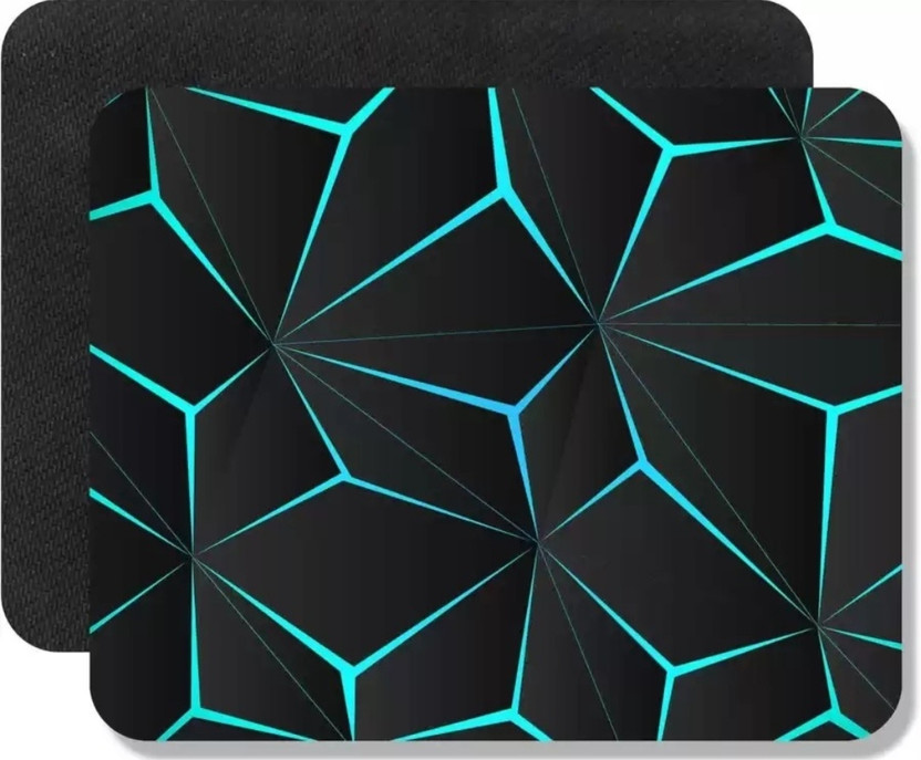 NAFCO Computer Mouse Mat with Anti-Slip Rubber Base & Smooth Mouse Control Non Slip Base Mousepad(Blue)
