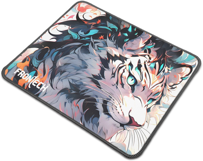 Frontech Gaming Mouse Pad | 300mm x 250mm x 2mm | Ultra-Smooth Micro-Textured Surface | Non Slip Base Mousepad(Grey)