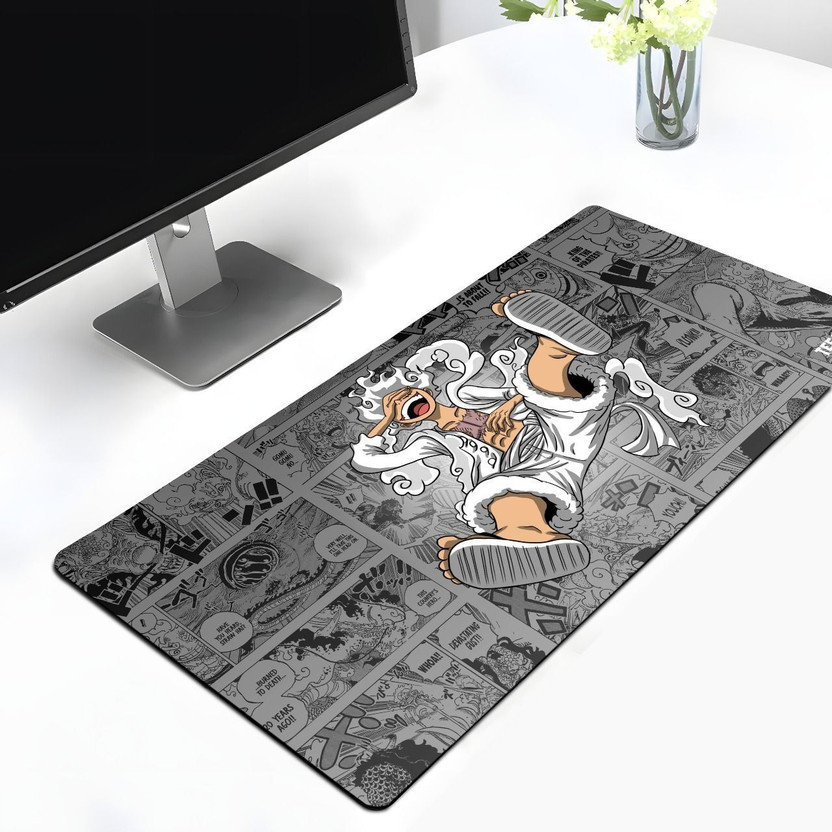 Teesown One Piece Anime Desk Mat for Laptop/Pc Non Slip Base Mousepad(Multicolor)