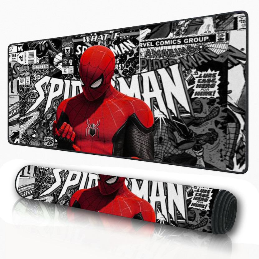 SMULY Gaming and Spiderman, NonSlip Rubber Base (Spiderman) Non Slip Base Mousepad(Multicolor)