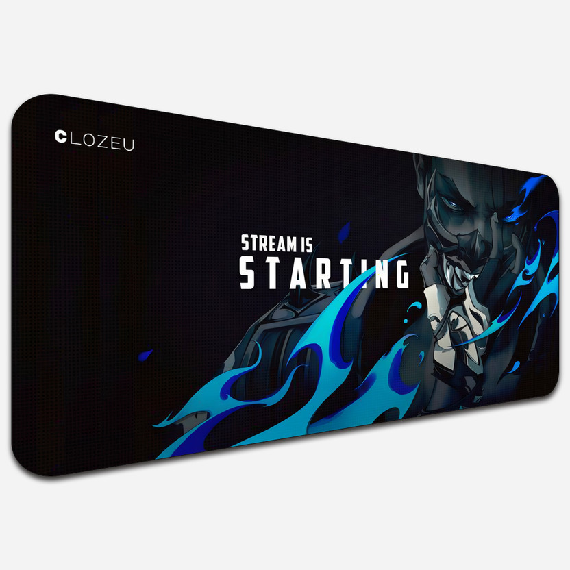 CLOZEU CLOZEU Mouse Pad, Large Extanded Desk Mouse Pad, Non-slip Spill-Resistant Non Slip Base Mousepad(Black, Blue) - Flipkart Deal