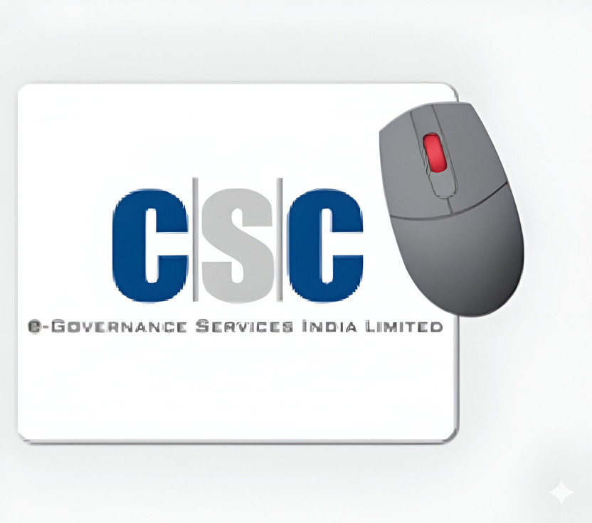 CSC COMMAN SERVICE CENTER MOUSE PAD Non Slip Base Mousepad(Multicolor)