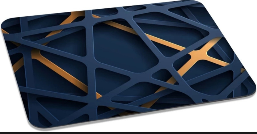 NAFCO Premium Quality Mouse pad Non Slip Base Mousepad(Black)