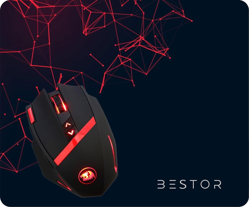 Bestor Ultra-Low Friction Gaming Mouse Mat, Anti-Slip Base, High Durability, Waterproof Non Slip Base Mousepad(Pack Of 2)