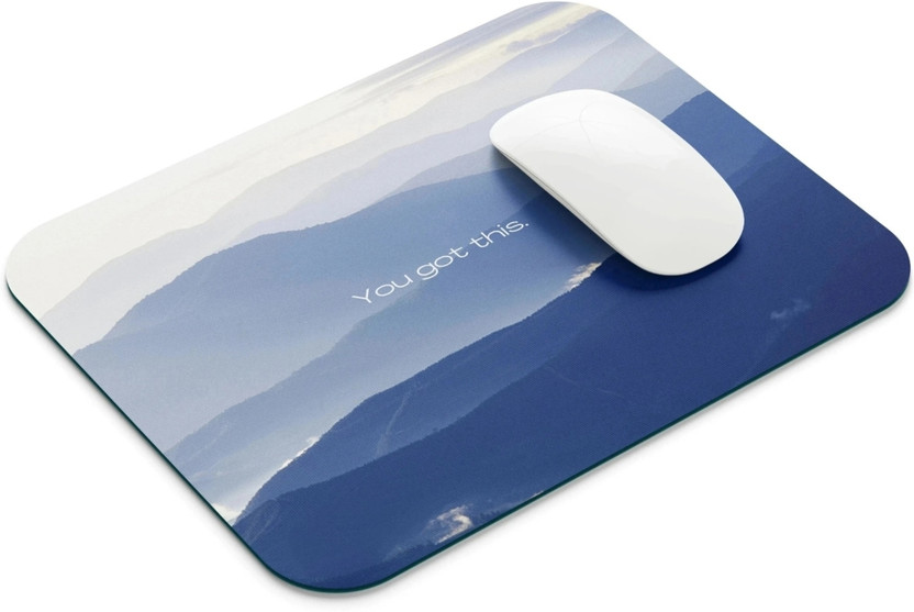 NAFCO Mouse Mat with Anti-Slip Rubber Base & Smooth Mouse Control Non Slip Base Non Slip Base Mousepad(Blue)