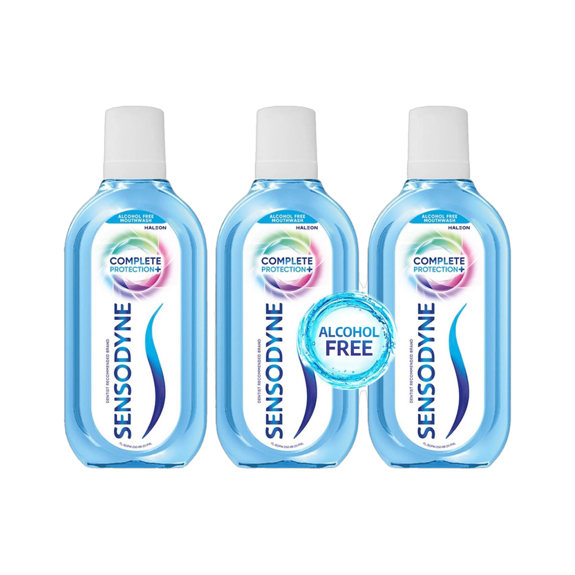 SENSODYNE Complete Protection+ Mouthwash, Alcohol Free - COOL MINT(750 ml)
