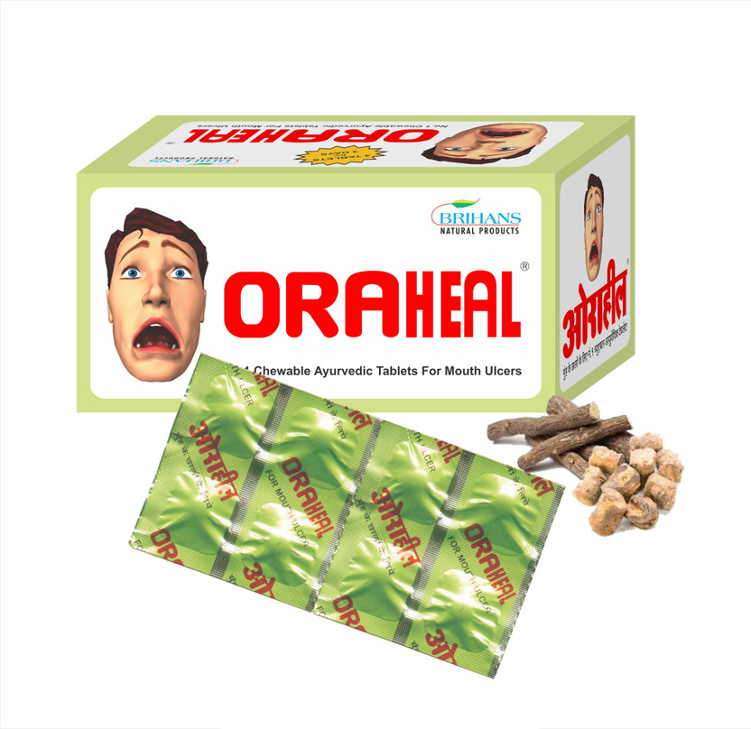 Oraheal Mouth Ulcer Tablets - no flavor(20 No)