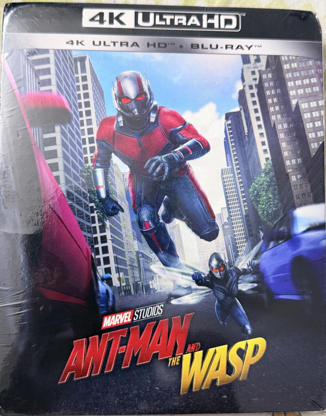 Ant man and the wasp 4K UHD Bluray (Eng.Dolby atmos & Sub)+ Bluray (Italy Import) with Eng. Dolby Atmos + Sub(4K(UHD) Blu-ray English)