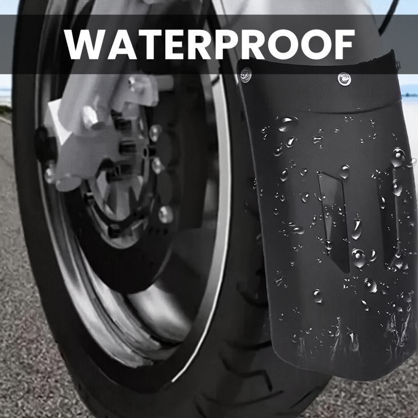 STHIRA Rear Mud Guard For Universal Bike Black - Image 5