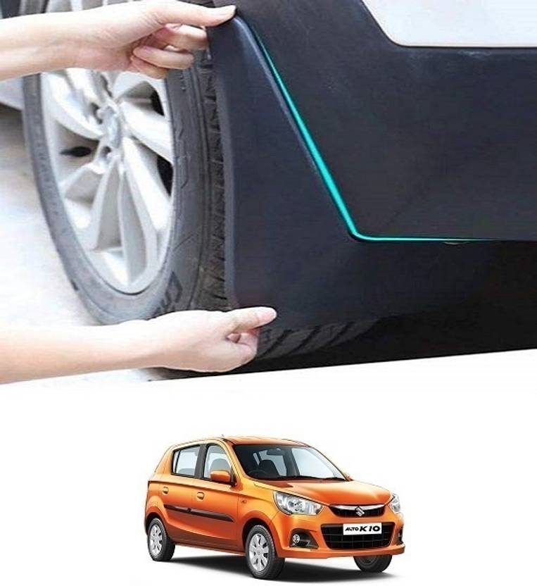 Trigcars Front Mud Guard, Rear Mud Guard For Maruti Alto K10 2005, 2021