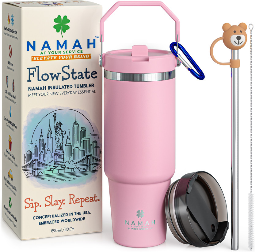 NAMAH AT YOUR SERVICE NAMAH Stainless Steel Tumbler Sipper Bottle (890 ml) Stainless Steel Tumbler(890 ml)
