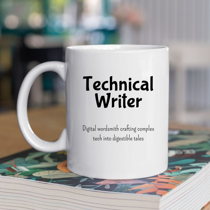 Moon Glow Inspirations Technical Writer Ceramic Coffee Mug(325 ml)