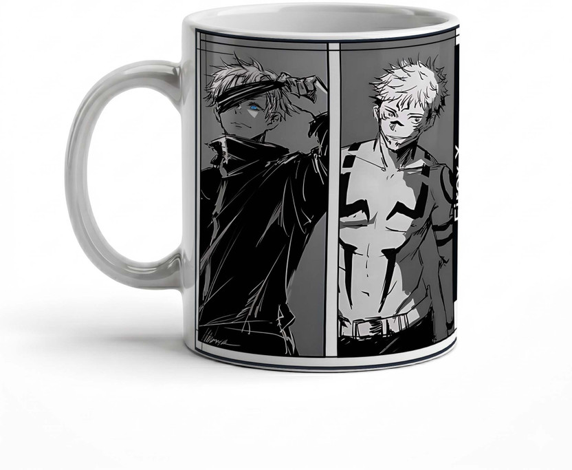 Firox x Jujutsu Kaisen Cursed Sorcerers, Dark Domain Expansion Anime Edition Ceramic Coffee Mug(330 ml)