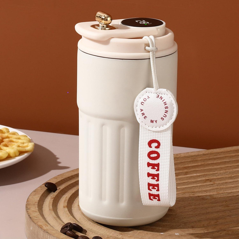 Dot Device Smart Temperature Display Vacuum Insulated Coffee M287 Stainless Steel Coffee Mug(460 ml)