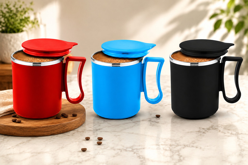 COZORIN COZORIN Double Wall Tea & Milk for Home, Office, Restaurant Stainless Steel, Plastic Coffee Mug(300 ml, Pack of 3) - Flipkart Deal