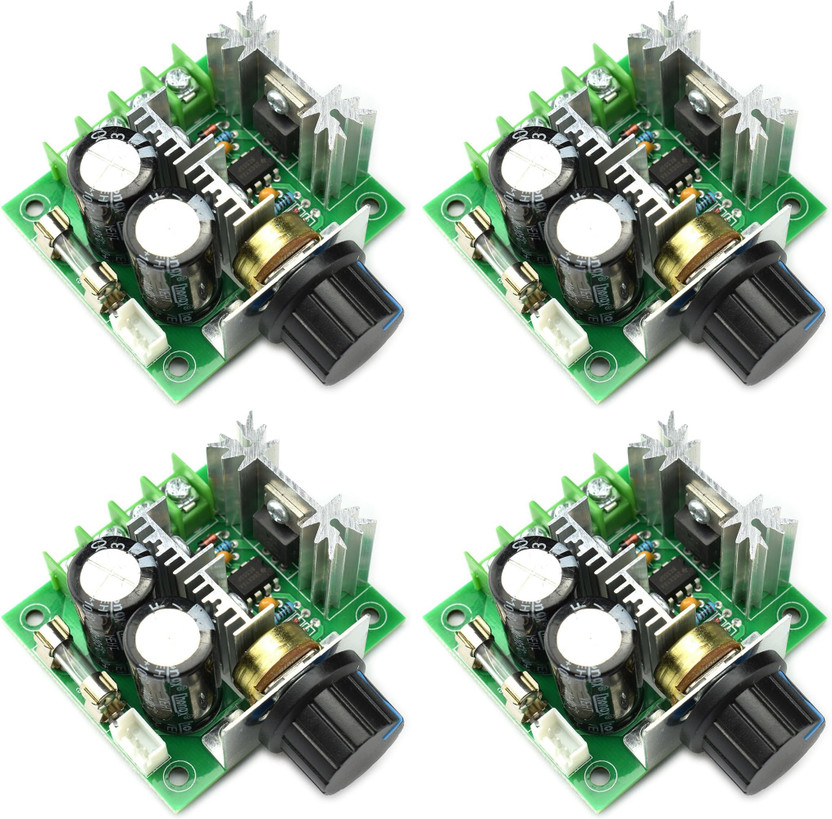 shockley 10A 12-40V DC Motor Speed Controller 12V 24V PWM Variable Speed Regulator (4 Pc) Multipurpose Controller