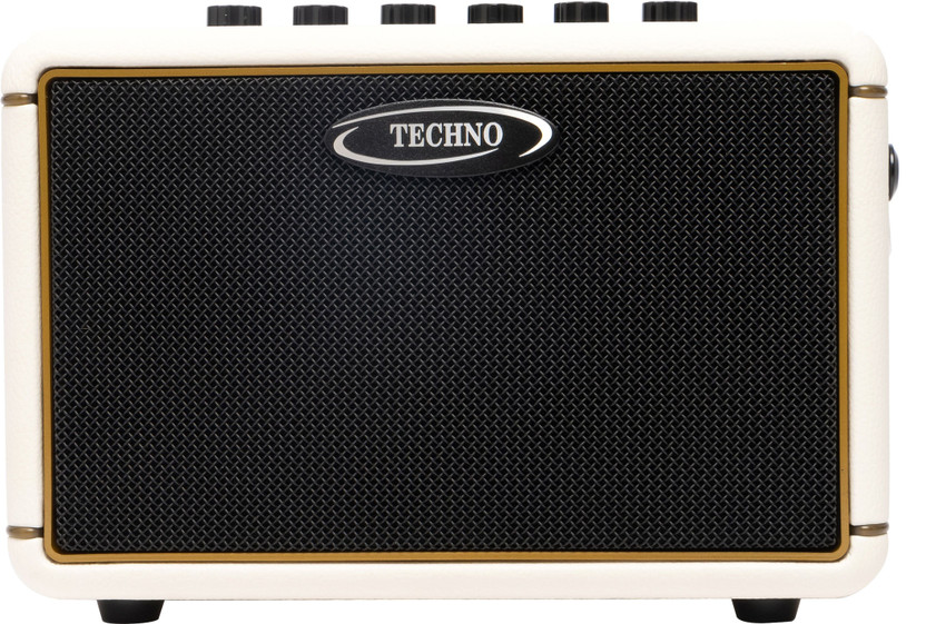 TECHNO Multi-Effects 10W Guitar Amplifier with Android App Control and AUX/USB Inputs Acoustic Guitar Amplifier