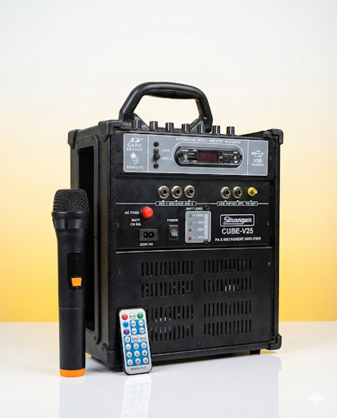 STRANGAR Cube V25 Portable Guitar Amplifier