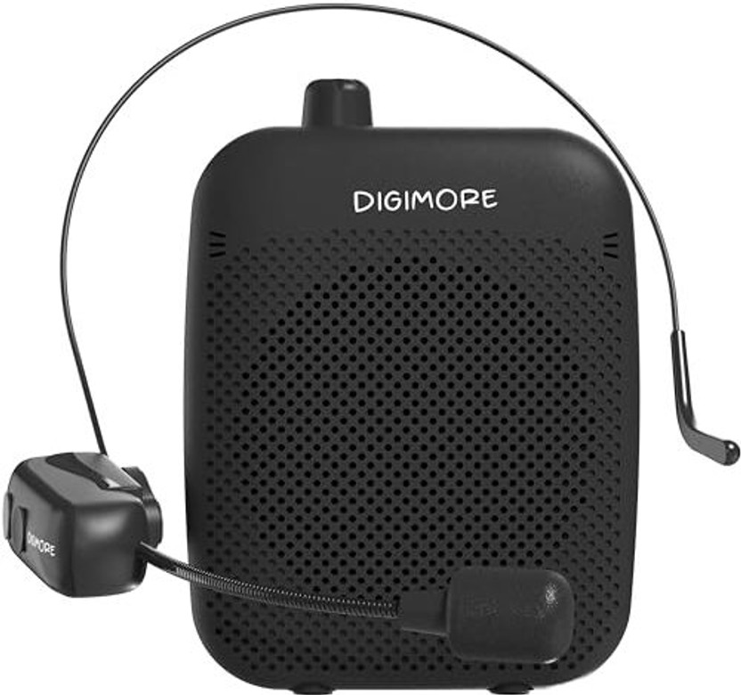 Digimore D-1200 WL Wireless PA System for Tours & Classroom | BT 5.1| 10hrs Backup|Type-C Speaker Cabinets