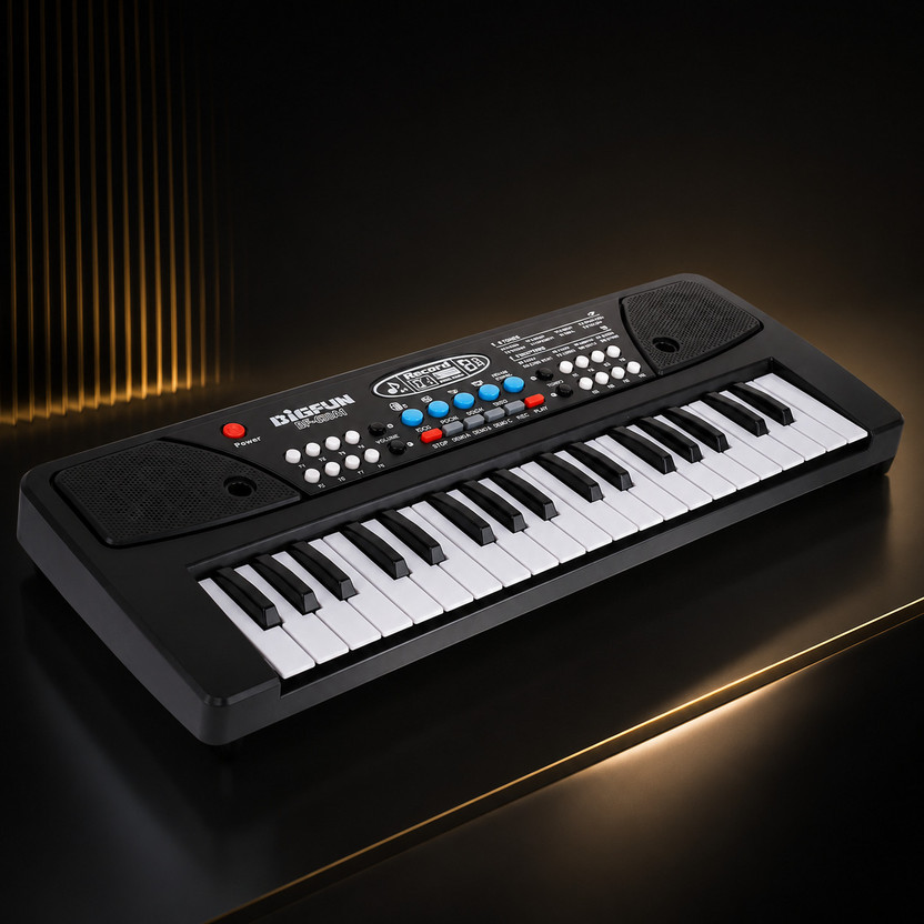 pick n nick PIYANO 1 PCS 37 Keys Piano Keyboard Toy with Microphone and Music Functions Digital Digital Piano(37 Keys)