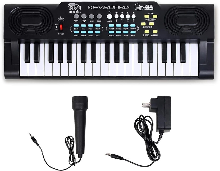 intern 37 Keys Portable Piano Keyboard Piano Keyboard Toy Kids with Mic Intern 37 Keys Piano Analog Portable Keyboard(37 Keys)