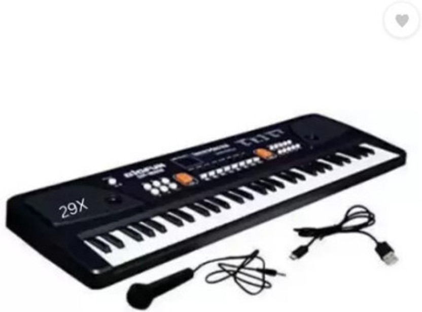 kdsn 61 keys Electronic Piano Keyboard with LED Display & Microphone, KEYBOARD 61 Analog Portable Keyboard(61 Keys)