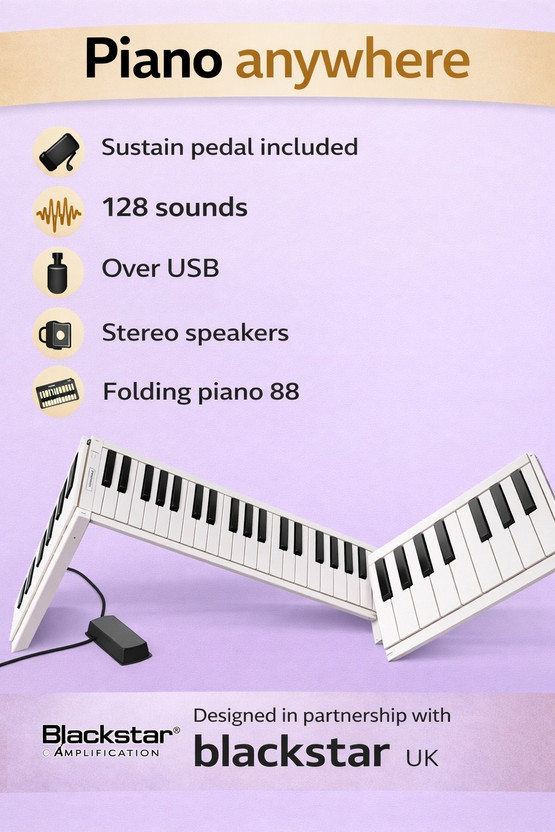 music galaxy carry on 88 keys piano Digital Portable Keyboard(88 Keys)