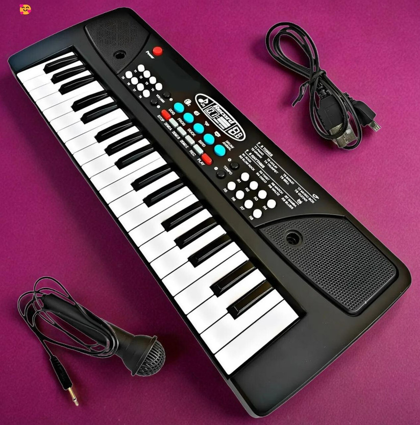 JR CLUB X508 Kids Piano Keyboard, Piano for Kids with Microphone Portable Electronic Best Birthday Gift for Boys and Girls Musical Instruments Lates Analog Portable Keyboard(37 Keys)