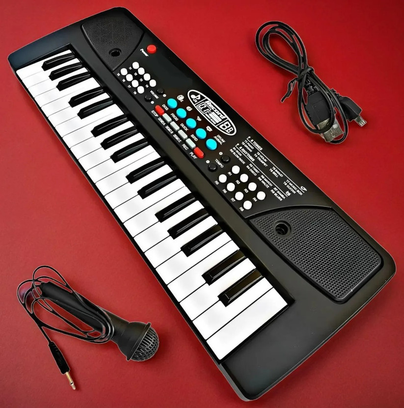 BANTAS A592 Kids Piano Keyboard, Piano for Kids with Microphone Portable Electronic(Multicolor)