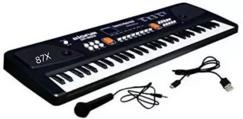 GAM COLLECTION 61 keys Electronic Piano Keyboard with LED Display & Microphone, KW_61_87 61 keys Electronic Piano Keyboard with LED Display & Microphone, KW_61_87 Analog Portable Keyboard(61 Keys)